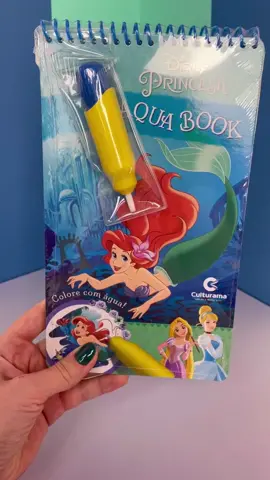 Melhor presente para crianças e adultos #aquabook #pintura #papelaria #princesas