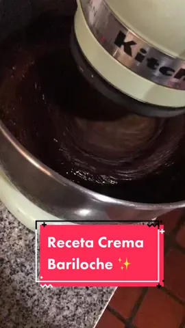 #cremabariloche #Receta 2 kilos de dulce de leche repostero, 200 gr de Manteca y 400 gr de Chocolate semi amargo. #chocolate #relleno #pasteleria #tortas #sugar #viral #parati #foryou