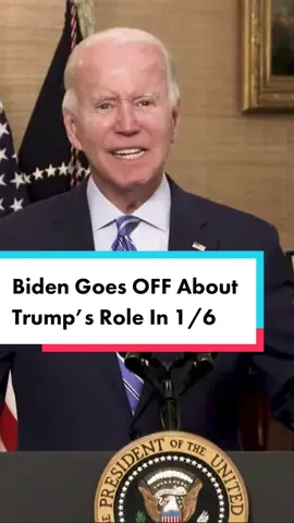 Biden calls out Trump over 1/6👀👀 #fyp #news #politics #joebiden #donaldtrump #biden #trump #january6 #jan6 #january6th #insurrection #capitolinsurrection #capitol