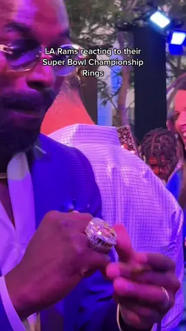 Our rings blew the players minds! #larams #championshipring #superbowllvi #laramsfans #SuperBowl #jasonofbeverlyhills