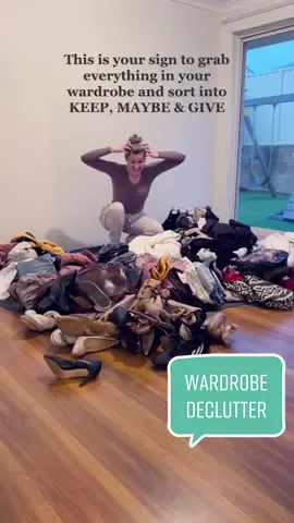 On a mission to declutter my life. Who’s with me? #declutteryourlife #wardrobe #clothing #wardrobeessentials #wardrobedeclutter #mariekondochallenge #mariekondomethod #mariekondo #CleanTok #house #cleanwithme #fyp #organize