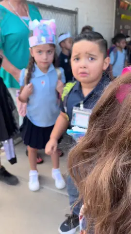 First day of kinder 🥺 my baby said he missed me.  #firstdayofschool #kinder #kindergarten #son #school #sad #MomsofTikTok