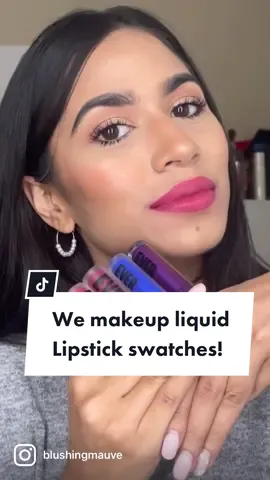 @wemakeup liquid lipstick swatches #fyp #foryou #makeitvirаl #lipsticktutorial #lipstickswatches #makeupvideo