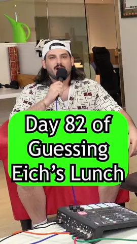 Day 82 of guessing Eich’s lunch #eicheats