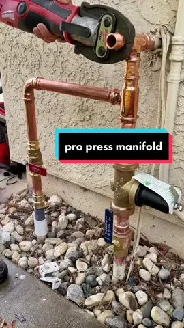 saved some time and headache with the pro press @viegapress @Milwaukee Tool