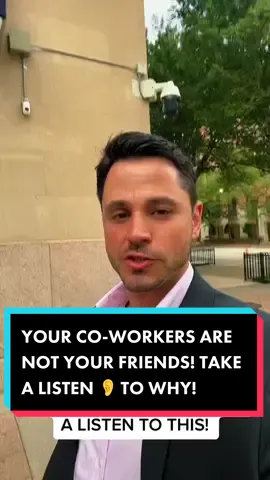 YOUR CO-WORKERS ARE NOT YOUR FRIENDS! #coworker #coworkers #employee #work #corporate #job #foryou #fyp