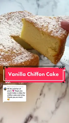 Replying to @glengarsor Let’s make some Vanilla Chiffon Cake #EasyRecipe #baking #cake #chiffon #vanilla #quickrecipes #request #dessert #cakemaking