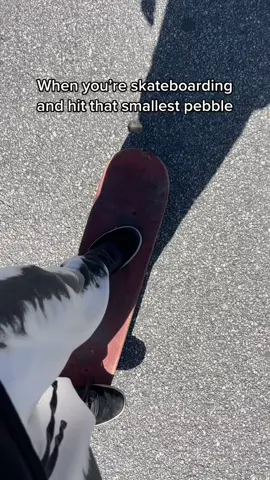 Them pebbles undefeated 🪨 #pebble #Skateboarding #skateboard #relateable #fail #funnymoments #fy #skateboardingisfun