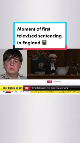 Legal history was made when Judge Sarah Munro QC sentenced Ben Oliver for the manslaughter of his grandfather. It was the first time cameras were allowed inside English courts to film a sentencing #court #camerasincourt #sentencing #prison #crime #OldBailey
