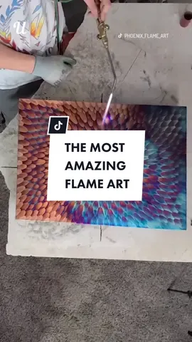 This is worth watching til the end 😍 (@Phoenix_Flame_Art) #flameart #arttok #artist #DIY #satisfying #asmr #fyp #foryoupage