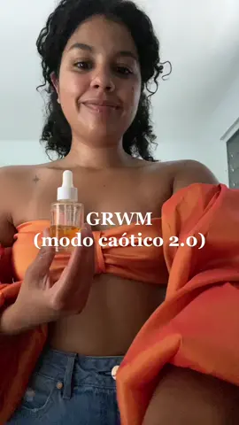 #grwm modo caótico🫠 creo que pueden hasta escuchar a mami en el fondo #maquillaje