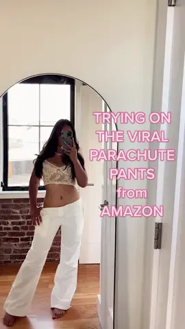 linked in bio🤍 #amazonfashionfinds2022 #whatiorderedvshowitlooks #amazonparachutepants #haileybieberstreetoutfits #summerfashiontrends2022