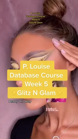 Back with the @plmakeupacademy Database Course Week 5: Glitz N Glam  #plouisedatabase #plouise #plouiseunboxing #plouise_makeup_academy #glittercutcrease #CVSPaperlessChallenge #plouisebrushes #plouisemakeup #makeup #fyp #makeuptransformation