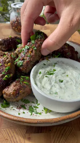I dont want protein any other way. Try these koftas/kaftas/kebabs! So good! #lowcarb #keto #ketorecipes #kafta #mediterraneanfood #middleasternfood