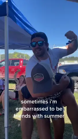 she carries at least one man on her back everywhere we go