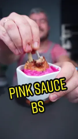 Pink Sauce. Don’t do that 😂 #pinksauce #wings