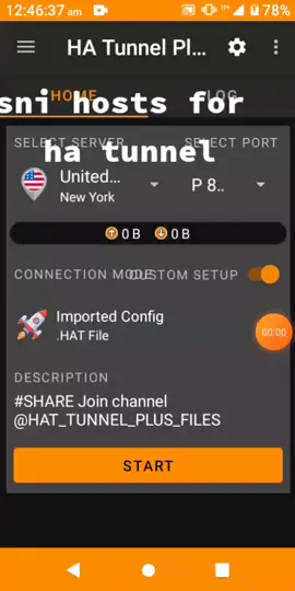 @prunktech256 #working sni hosts for airtel on ha tunnel👈👈