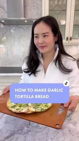 How to make garlic tortilla bread #LearnOnTikTok #TortillaRecipe #GarlicBread #CookingWithKids #MomsofTikTok (via @Mission Foods UK)