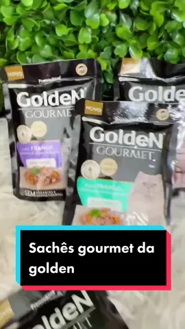 Sachês gourmet da golden 🖤#petshop #pets #amorporbichos #sachegourmet