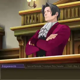 When he thinks his bf is talking about something else [#aceattorney #逆転裁判 #wrightworth #narumitsu #ナルミツ #phoenixwright #milesedgeworth #fyp]