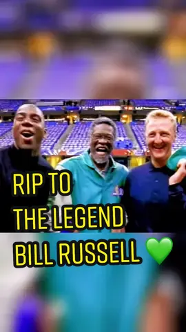 RIP to the legend Bill Russell 💚 #NBA #basketball #billrussell #clutchpoints