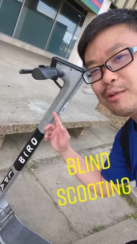 Remember not to go scooting around blindly. 😎🛴