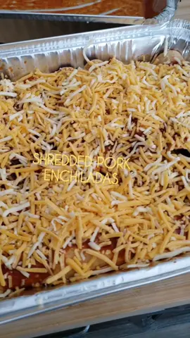 Shredded pork enchiladas.  @H-E-B for all of my ingredients.  Enchilada sauce in separate video.  #hebtexas #fyp #mexicantiktok #mexicanfood #FoodTok #homemademexican #Mexican #recipes #enchiladas #heb #Foodie