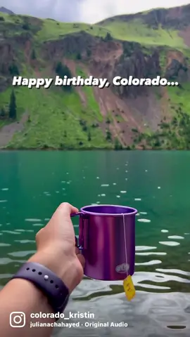 Happy Colorado Day ✨…Looking pretty damn good for 146, if you ask me 😉!  #ilovecolorado #alpinelakes #backpackinglife #coloradohiking #hikecolorado #visitcolorado #coloradolife #lovewhereyoulive #mountainviews #letsgosomewhere #campingvibes #womenwhoexplore #womenwhohikecolorado #westslopebestslope #backpackers #happiestoutside #findyourhappy #cheers