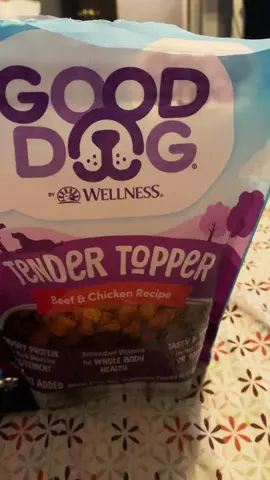 Just received this today and princess loves it. Princess is a picky eater 🐶🥰@wellnesspetfood @influenster #gooddogbywellness