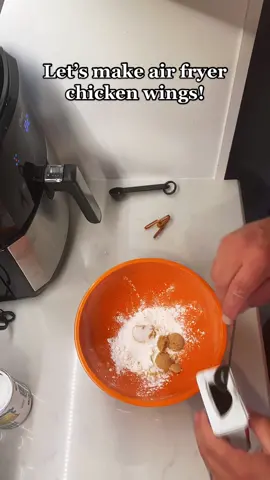 Easy and delicious air fryer chicken wings! #EasyRecipe #easymeal #easymeals #chickenwings #airfryer #airfryerrecipe #airfryertiktok #ReTokforNature #PostitAffirmations