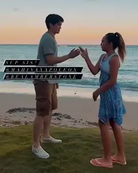 A lil brotherly/sisterly love with @kian.talan and @mahinanapoleon ❤❤ #NCISHawaii #Hawaii