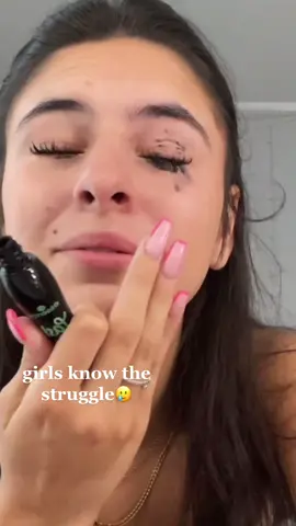 stabbing your eye with mascara really sets the mood for the day🥹 #fyp #iykyk #makeup #gonewrong #trend #viral