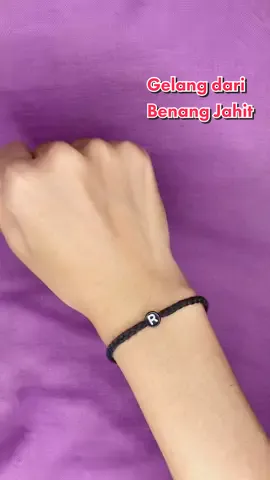 DIY Gelang dengan Benang Jahit #DIY #gelang #handmade #fypシ #fyp