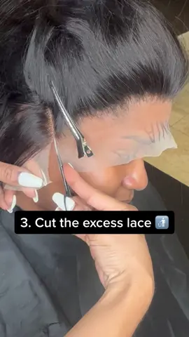 🔢 Quick tutorial on how to trim a lace if its too big ✂️ #wigtoobig #cuttinglace #trimlace #lacetint #customizinglace #customizingfrontal #laceclass #howtocustomizealace #lacetips #lacetiktok #lacetok