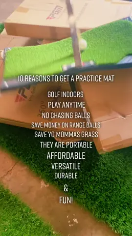 Im getting a little drunk on Practice Mats over here….. who wants one? 😂🍻🏌🏻 #10 #reasonswhy #youneedthis #cool #golf #stuff #practice #better #lucky #fyp
