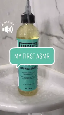 ⭐️ASMR⭐️washing with my @MICHE Beauty Detox Clarifying Shampoo. It’s clarifying, yet gentle, and removed all product buildup. It smells really good, and works up into a really nice lather. It resets your hair for a great wash day!! 🙌🏽👌🏾😍 Follow up with Miche Beauty deep conditioners and stylers.😁 Use my code RACHEL10 to save some💰#michebeauty #asmr #curlyhair #naturalhairtiktok #fyp #curls #naturalhairjourney