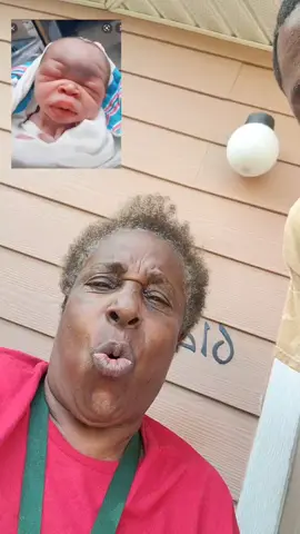My gma is funniieeee. #uglybabyprank🤣  #ugly #baby #blackgrandma #prank #findyourgrace #nourisheveryyou #foryou #fyp