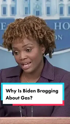 Well that's that on that! #karinejeanpierre #peterdoocy #gasprices #whitehousepresssecretary #biden