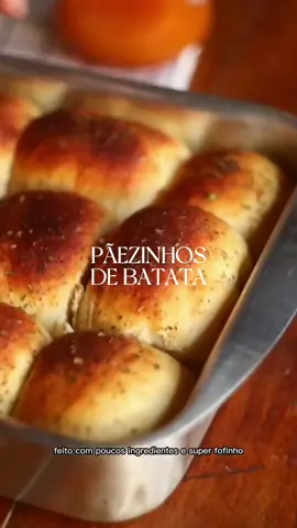 PÃEZINHOS DE BATATA VEGANOS 🌿 #receitasfantasticas #fy #vegano #aprendanotiktok #receitasimples