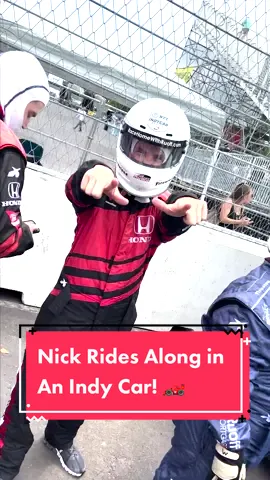 The Highway start your engines! 🏎️ @Nashville Nick got the BEST tour of Nashville in an #IndyCar going 160+mph through the streets of downtown on the race track of this weekend’s Music City Grand Prix! 🏁 Thank you to @indycar and @Music City Grand Prix for the ride!