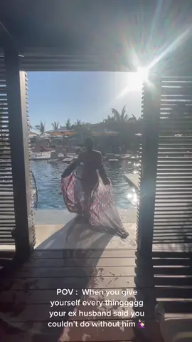 “Lets see what you do without me” was the best statement when I filed for divorce- funny thing is … I was the bread winner… Idk about you but vacation looks good on me📍 Nobu Los Cabos was a dream it took everything in me to come home.  #vacationchallenge #vacationvibes #traveltiktok #traveldiaries #singlemomlife #singlemomsoftiktok