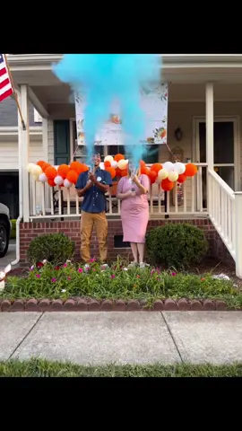 All jokes aside, we are so happy to have another baby boy 💙#fyp #foryou #foryoupage #fypシ゚viral #genderreveal #genderrevealparty #greenscreenvideo #greenscreen