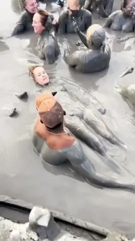 Mud baths in Cartagena, Colombia 🤪🇨🇴