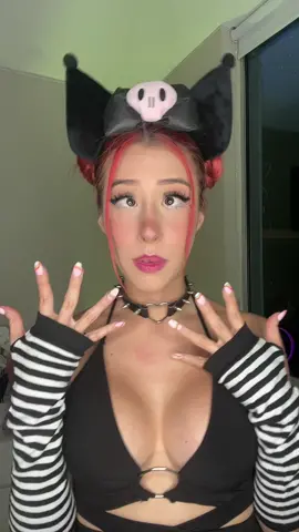 Who did it better? Kuromi or My Melody?💕🖤  #egirl #GamerGirl  #kawaii  (fake body, tiktok were both 20, fully dressed)