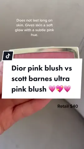 @Scott Barnes ultra pink blush is ❤️‍🔥 #diormakeup #diorpinkblush