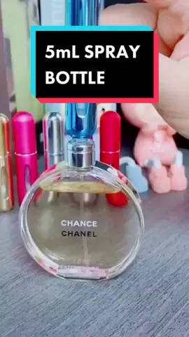 5ml portable mini refillable perfume bottle with spray scent pump empty cosmetic container atomizer bottle for travel tool#fypシ#foryourpage#tiktokbudolshop#bottle#spraybottle#perfumebottle