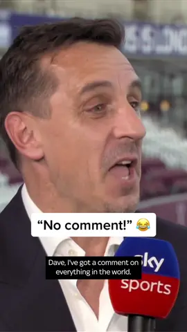 Garry Neville couldn’t comment on Man Utd’s approach for Marko Arnautovic… 🤐 #PremierLeague #Soccer #manchesterunited