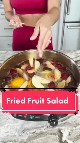 Have you ever tried fried fruit salad?! 🤤