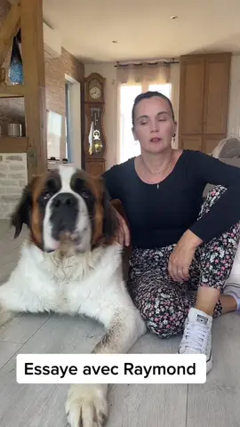 Bon j’avoue on la attiré avec une saucisse parce quil voulais pas se lever 😂