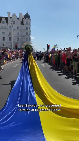 Our team was a part of Brighton Pride March to bring attention to Ukraine and show the world that the war is not over! We are very grateful that so many people support Ukraine🙏🏼🇺🇦 #womenfightua #ukraine #brightonpride #pridemonth #standwithukraine #українціванглії #українцівлондоні #україна #українапонадусе